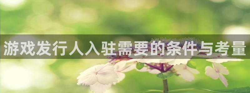 db电竞电子商务有限公司怎么样啊：游戏发行人入驻需要的条件与考量